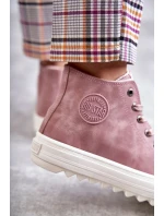 Dámské Tenisky Big Star Vysoké Zateplené Růžové model 21595916 - Big Star Shoes