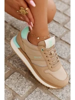 Dámské Semišové Tenisky Big Star RR274A048 HI-POLY SYSTEM Tmavě béžové Dámské Semišové Tenisky Big Star RR274A048 HI-POLY SYSTEM Tmavě béžové