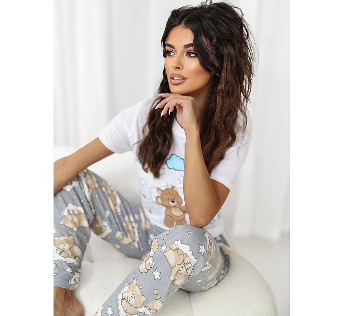 Piżama CLM PI model 22084249 szary - FPrice Piżama CLM PI model 22084249 szary - FPrice