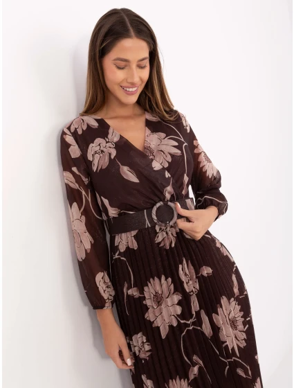 Šaty IT SK 11389.27P hnědé Šaty IT SK 11389.27P hnědé