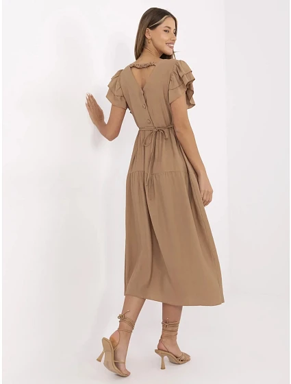 Sukienka MI SK model 21142133 camelowy - FPrice