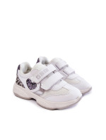 Dětská sportovní obuv na suchý zip Big Star KK374022 Bíle