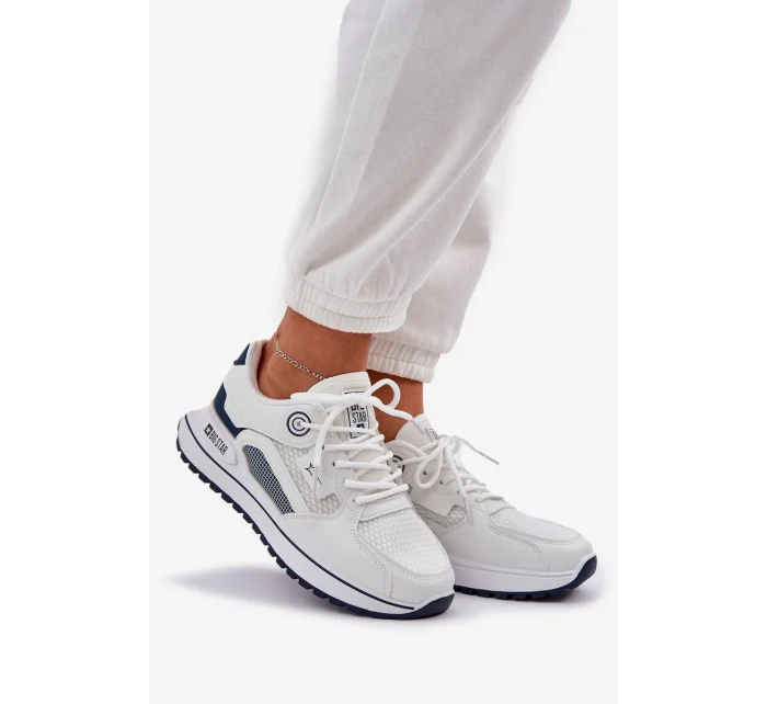 Dámské tenisky Big Star HI-POLY SYSTEM – bílá/námořnická modř