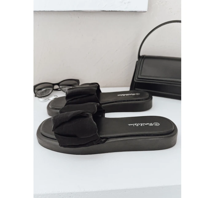 CHICLOVE dámské žabky černé FashionStreet ZY1000