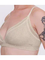 sloggi GO Ribbed R Bralette - GRAY - SLOGGI GRAY - SLOGGI