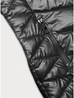 Prošívaná dámská zimní bunda v grafitové barvě model 21246953 - J.STYLE