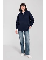 Fruit of the Loom Iconic Premium Zip Neck Sweat Těžká mikina s 1/4 zipem 16.2288 deep navy Fruit of the Loom Iconic Premium Zip Neck Sweat Těžká mikina s 1/4 zipem 16.2288 deep navy
