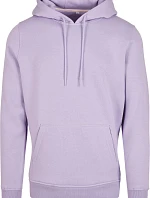 Build your Brand BY 011 Mikina s kapucí z těžké bavlny 56.0011 lilac