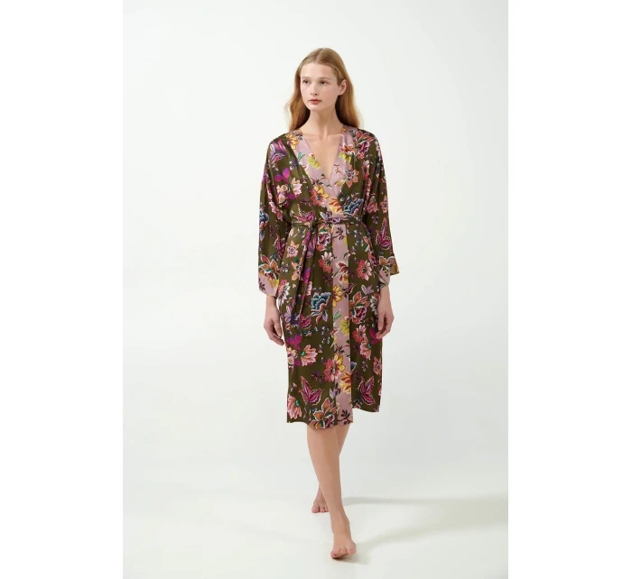 Dámský župan s potiskem model 20516039 - Vamp Dámský župan s potiskem model 20516039 - Vamp