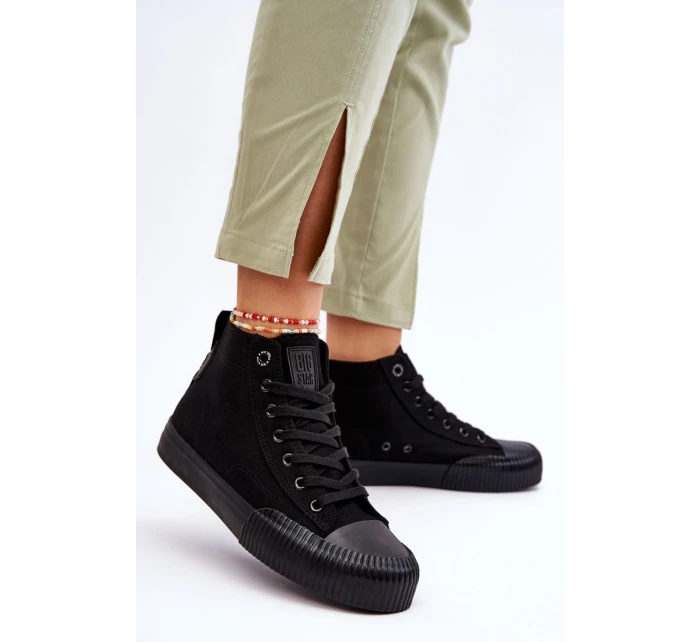 Dámské vysoké tenisky Big Star Černé model 21610389 - Big Star Shoes Dámské vysoké tenisky Big Star Černé model 21610389 - Big Star Shoes