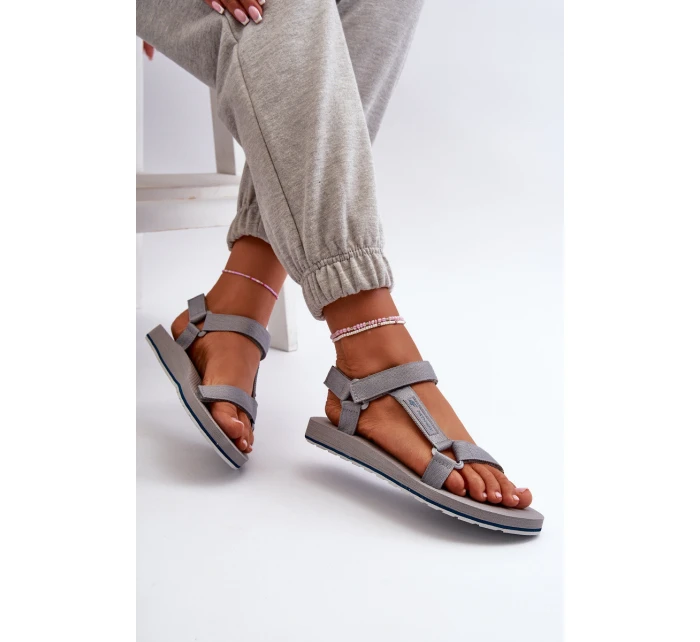 Dámské Sportovní Sandály 4FRSS24FSANF054-20S Šedé Dámské Sportovní Sandály 4FRSS24FSANF054-20S Šedé