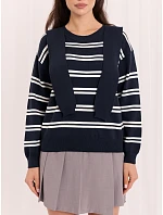Sweter IR SW model 22400860 granatowy - FPrice Sweter IR SW model 22400860 granatowy - FPrice