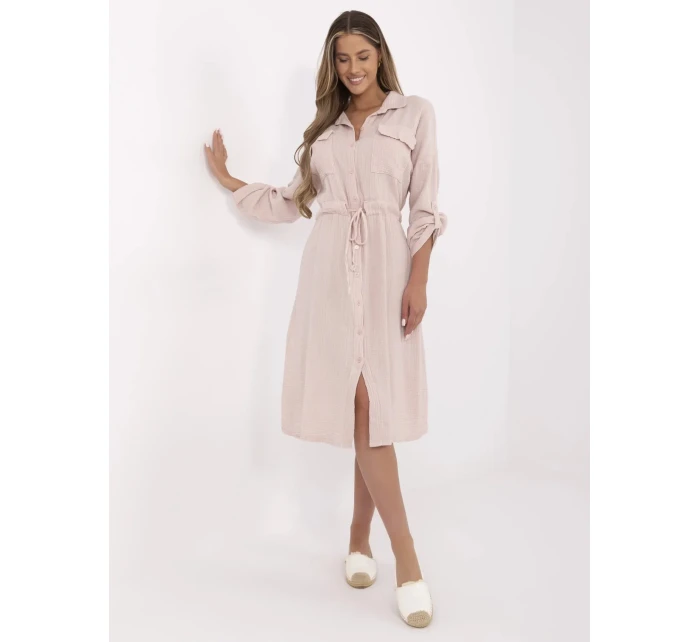Šaty MI SK 91166.73 světle růžové