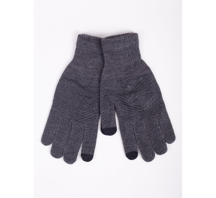 Pánské dotykové rukavice model 17962043 Grey - Yoclub