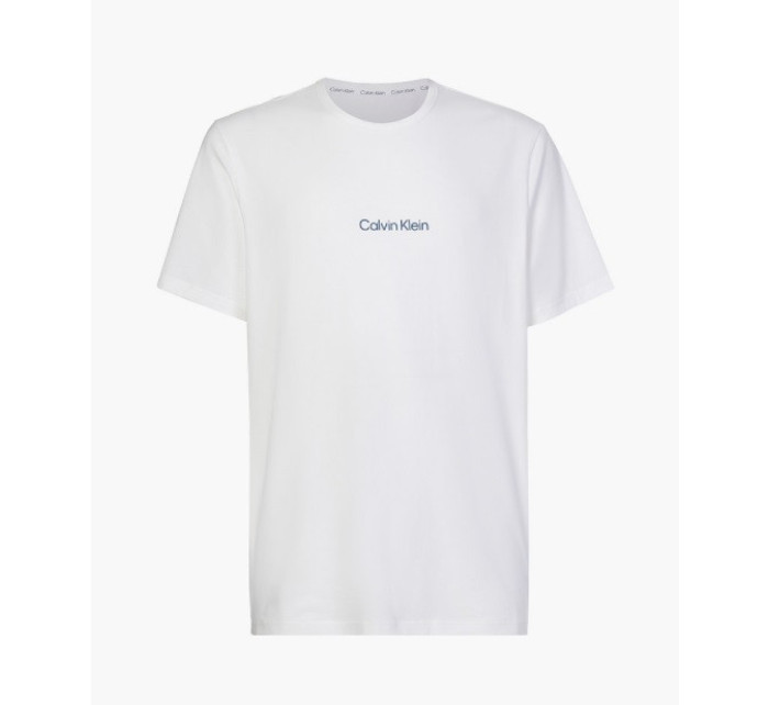 Pánské triko na spaní NM2170E 1O6 - bílá - Calvin Klein