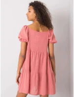 Dámské šaty TW SK BI 26460.28P růžová - Och Bella Dámské šaty TW SK BI 26460.28P růžová - Och Bella