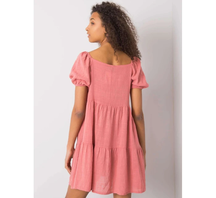 Dámské šaty TW SK BI 26460.28P růžová - Och Bella Dámské šaty TW SK BI 26460.28P růžová - Och Bella