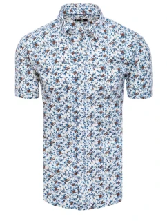 FashionStreet pánská bílá košile s krátkým rukávem KX1011