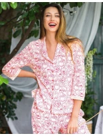 Pyžamo Key LNS 566 A26 3/4 2XL na zip Pyžamo Key LNS 566 A26 3/4 2XL na zip