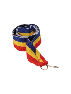 Stuha 22 mm - modrožlutá čočka