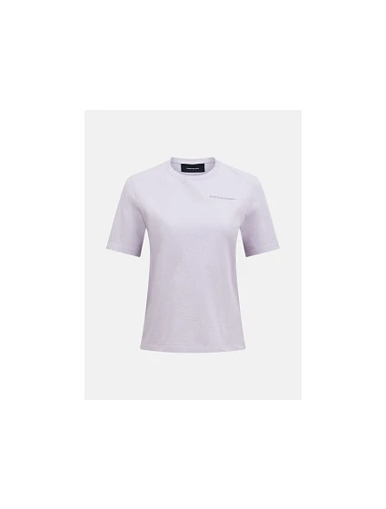 Dámské tričko PEAK PERFORMANCE W Original Small Logo Tee, šedé