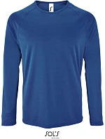 SOL'S Sporty LSL Men Pánské sportovní tričko s dlouhým rukávem model 22524717 royal blue SOL'S Sporty LSL Men Pánské sportovní tričko s dlouhým rukávem model 22524717 royal blue