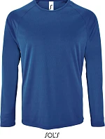 SOL'S Sporty LSL Men Pánské sportovní tričko s dlouhým rukávem 25.2071 royal blue