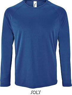 SOL'S Sporty LSL Men Pánské sportovní tričko s dlouhým rukávem 25.2071 royal blue