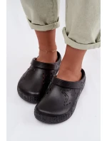 Dámské pantofle Chodaki pěnové Big Star TT274A084 Černé