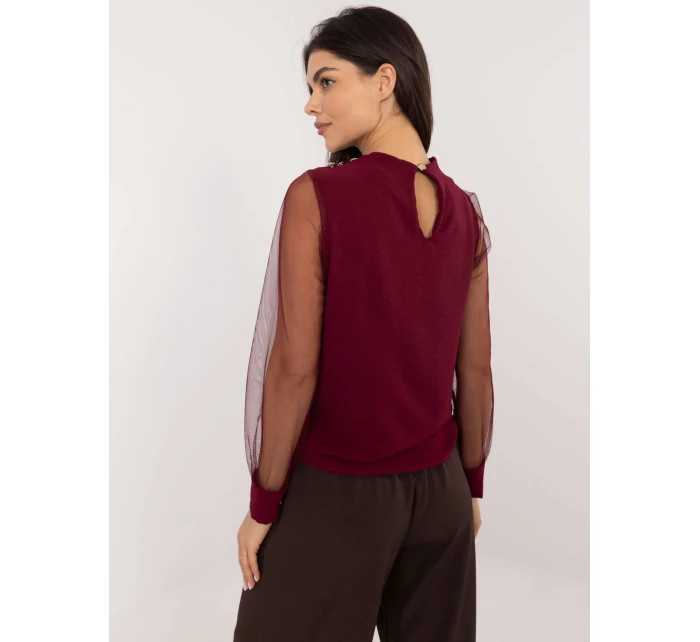 Bluzka MI BZ model 20619141 bordowy - FPrice