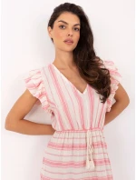 Sukienka TW SK BI model 21207265 biało różowy - FPrice