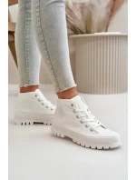 Dámské Tenisky S Kotníkovou Cholevkou Big Star Bílé Dámské Tenisky S Kotníkovou Cholevkou Big Star Bílé