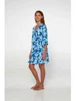 Šaty s potiskem a knoflíky   model 20262404 - Vamp