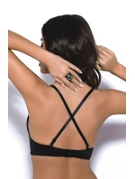 G025 KOKTEJLOVÁ PODPRSENKA ČERNÁ