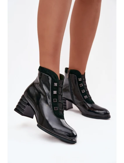 Boty na podpatku model 221140 Step in style Boty na podpatku model 221140 Step in style