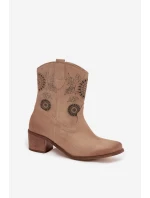 Boty na podpatku  model 222961 Step in style