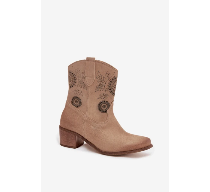 Boty na podpatku  model 222961 Step in style