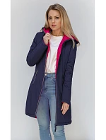Oboustranná bunda ve tmavě barvě pro přechodné období model 20610204 - Libland Oboustranná bunda ve tmavě barvě pro přechodné období model 20610204 - Libland