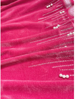 Růžový velurový dres s aplikací model 17606007 - Defox