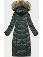 DŁUGA KURTKA DAMSKA ZIELONA model 21245566 - Glakate