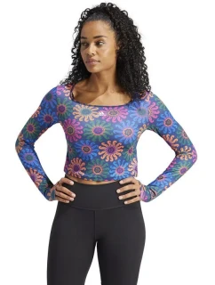 Tričko  Crop LS W model 18724602 - ADIDAS