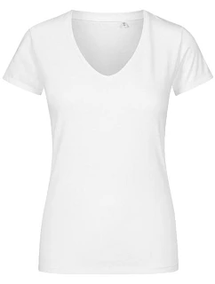 Promodoro 1525 Dámské tričko X.O s výstřihem do V 40.1525 white