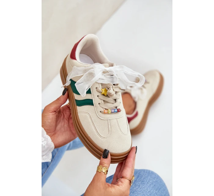 Dámské Tenisky S Béžové model 21682934 - Boto Dámské Tenisky S Béžové model 21682934 - Boto