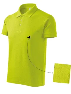 Cotton polokošile pánská limetková