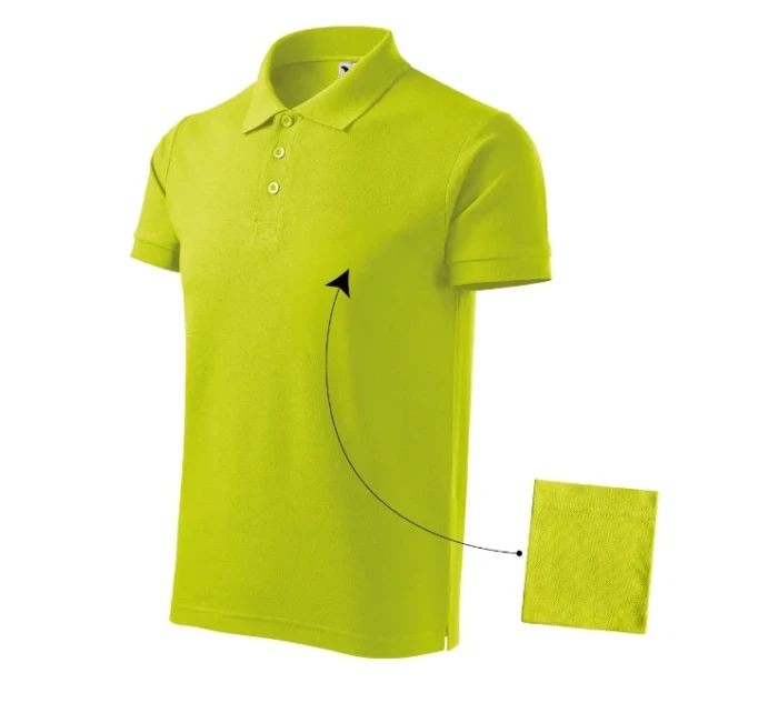 Cotton polokošile pánská limetková