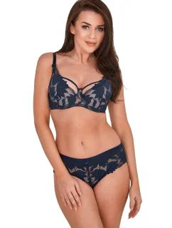 Dámské kalhotky brazilky Gaia GFB 1135 Nike Tmavě modré