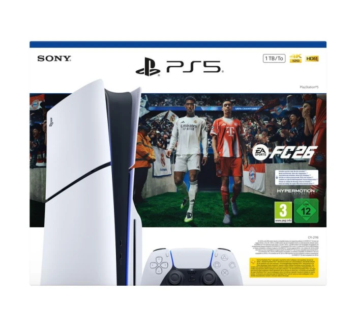 Sony PlayStation 5 Slim Disc Edition 1 TB + EA Sports FC 26 Sony PlayStation 5 Slim Disc Edition 1 TB + EA Sports FC 26