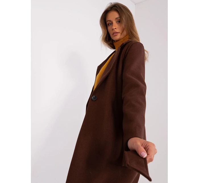 Kabát TW EN BI 5312 1.31 tmavě hnědý