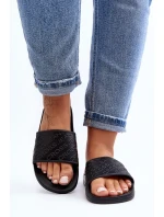 Dámské žabky Cross Jeans Black Dámské žabky Cross Jeans Black