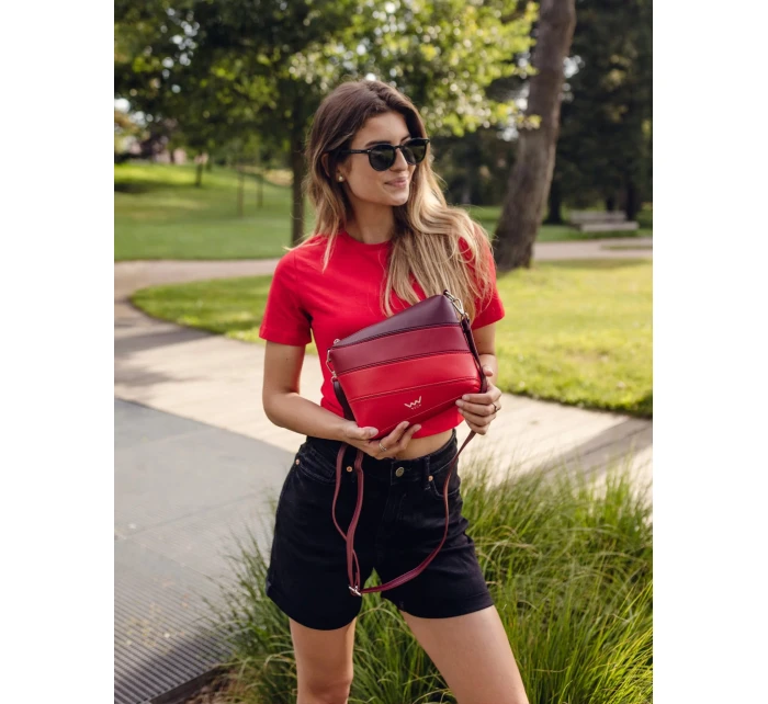 Kabelka VUCH Coalie Striped Red